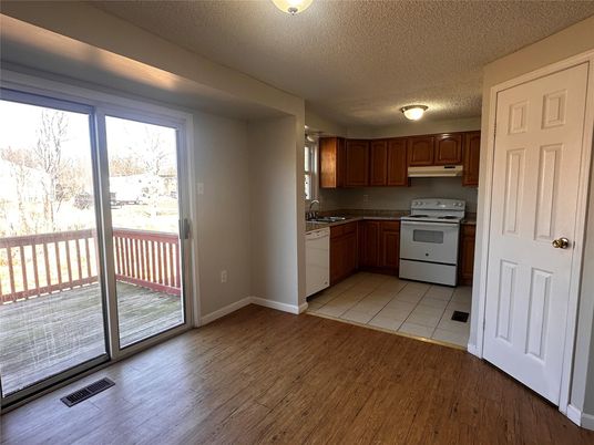 Interior, Kitchen, Wood Texture Flooring
