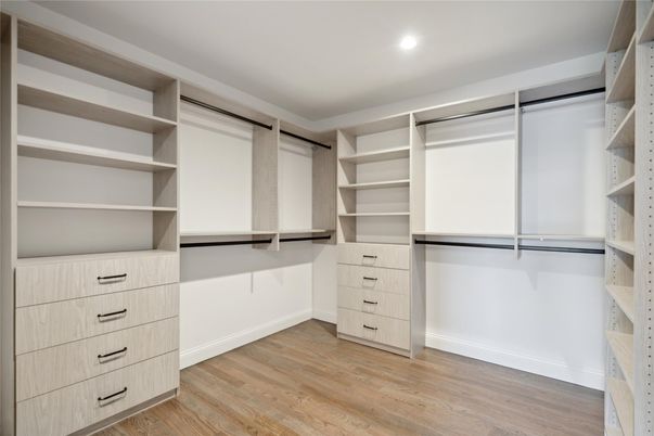 Interior, Recessed Lighting, Walk-in Closets, Wood Texture Flooring