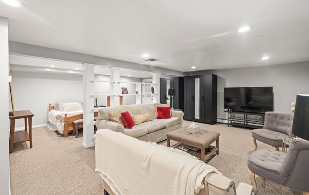 Bedroom, Interior, Living room, Recessed Lighting