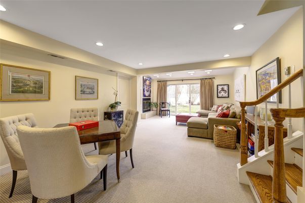 Dining room, Interior, Living room, Recessed Lighting