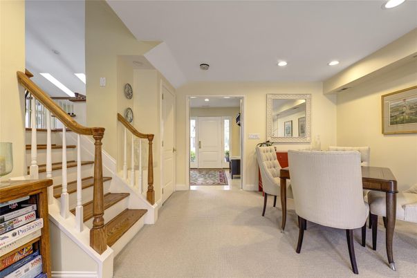 Dining room, Interior, Recessed Lighting