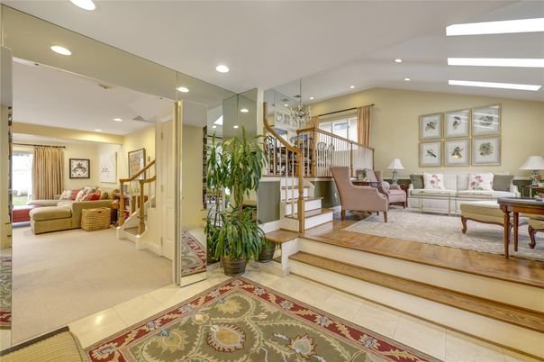 Interior, Living room, Recessed Lighting