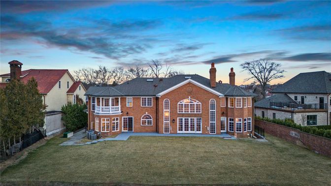 Backyard, Exterior, Facade, Brick Facade, French Provincial