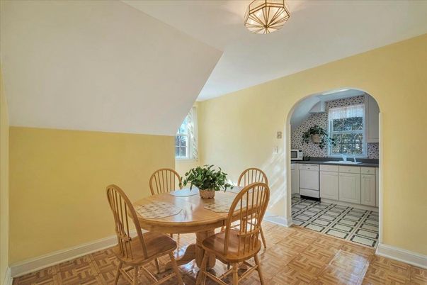 Dining room, Interior, Wood Texture Flooring