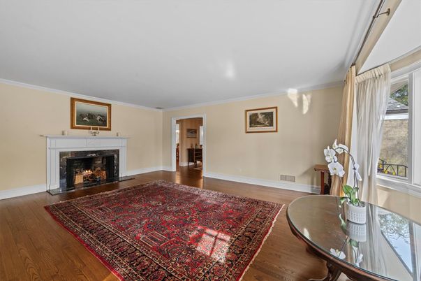 Empty room, Fireplace, Interior, Wood Texture Flooring