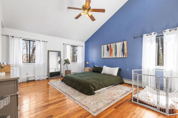 Bedroom, Interior, Wood Texture Flooring