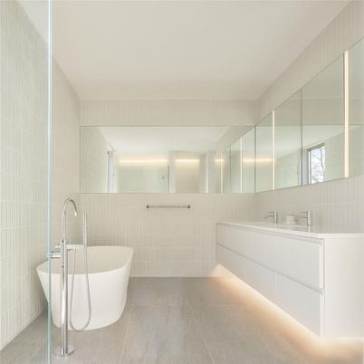 Bathroom, Dual Sink Vanities, Free Standing Baths, Interior