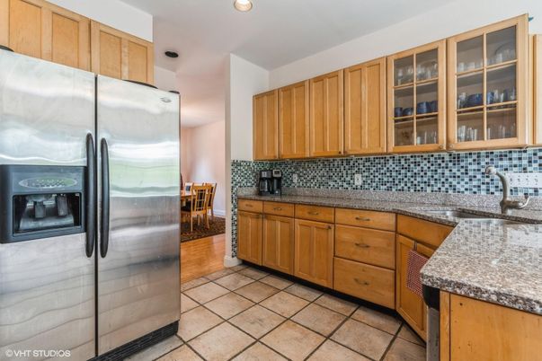 Dining room, Interior, Kitchen, Recessed Lighting, Wood Texture Flooring