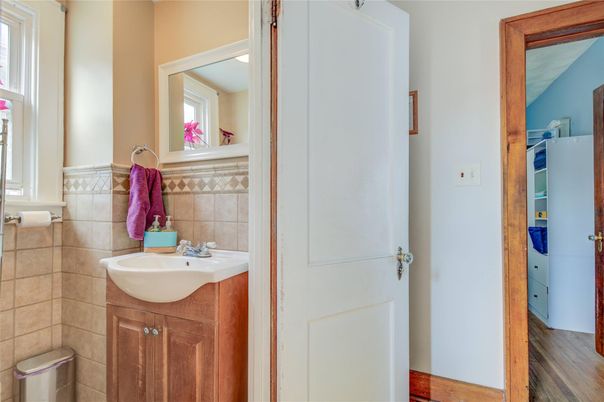 Bathroom, Interior, Wood Texture Flooring