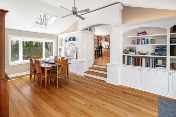 Dining room, Interior, Wood Texture Flooring