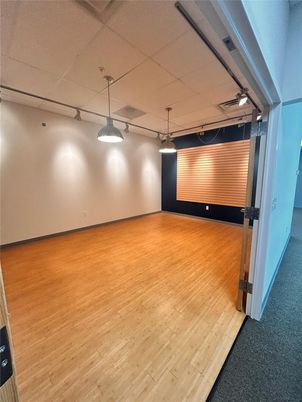 Empty room, Interior, Pendant Lights, Wood Texture Flooring