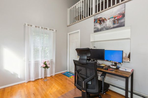 Home Office, Interior, Wood Texture Flooring