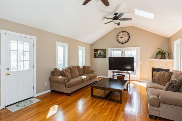 Fireplace, Interior, Living room, Wood Texture Flooring