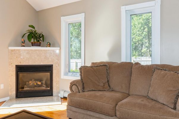 Fireplace, Interior, Wood Texture Flooring