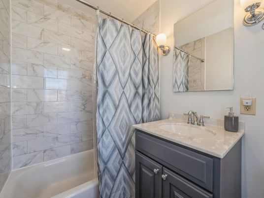 Bathroom, Interior, Marble Walls
