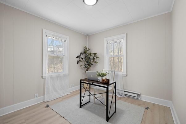 Home Office, Interior, Wood Texture Flooring