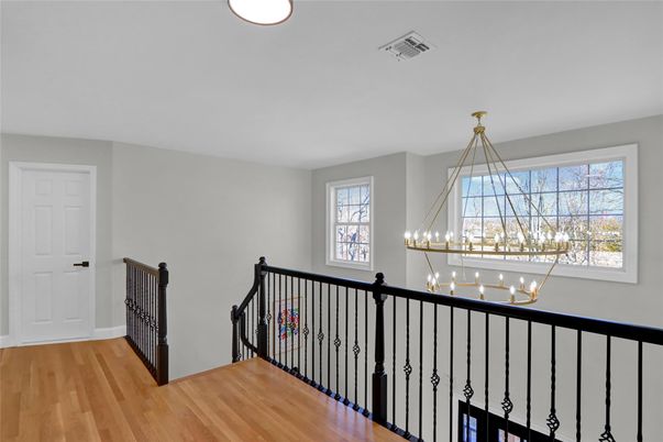 Chandelier, Interior, Wood Texture Flooring