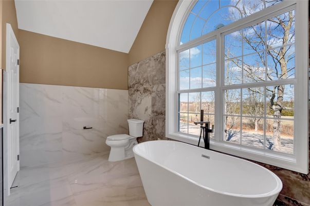 Bathroom, Free Standing Baths, Interior, Marble, Marble Walls