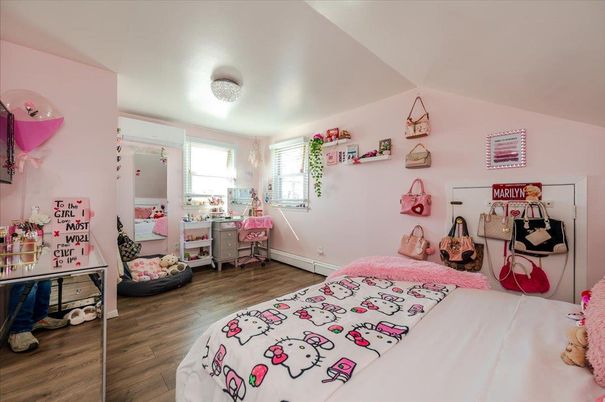 Bedroom, Interior, Wood Texture Flooring