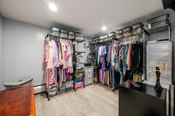 Interior, Recessed Lighting, Walk-in Closets, Wood Texture Flooring
