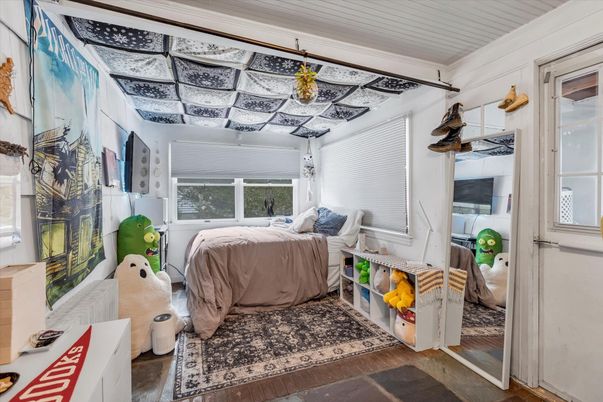 Bedroom, Interior, Wood Texture Flooring
