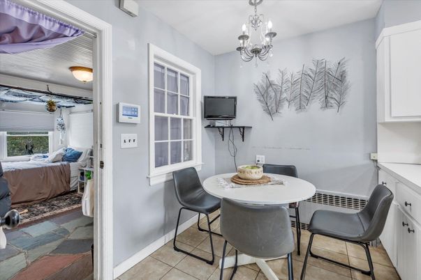 Bedroom, Chandelier, Dining room, Interior