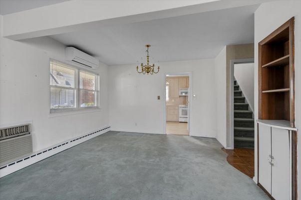 Chandelier, Empty room, Interior
