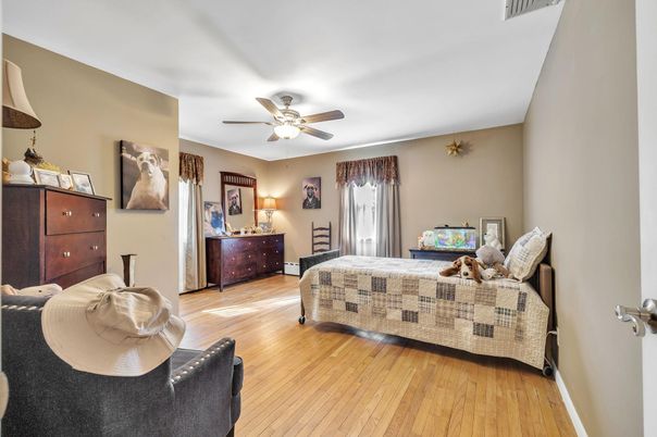 Bedroom, Interior, Wood Texture Flooring