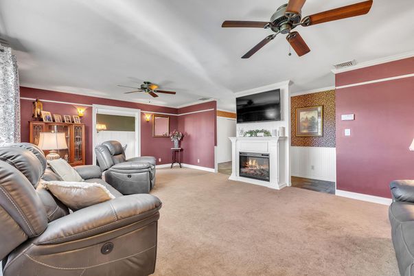 Fireplace, Interior, Living room