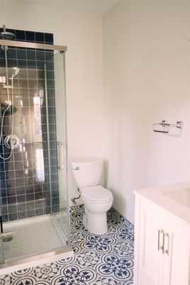 Bathroom, Glass Shower, Interior