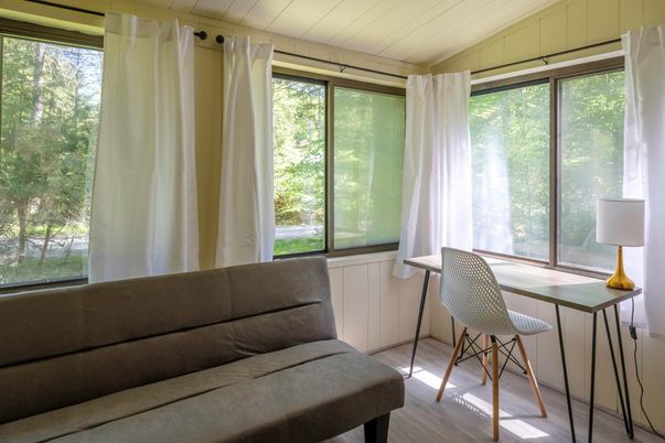 Home Office, Interior, Wood Texture Flooring