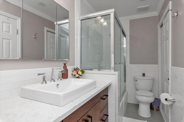 Bathroom, Glass Shower, Interior