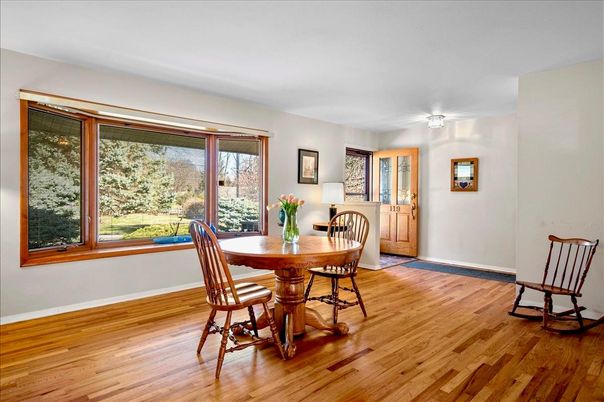 Dining room, Interior, Wood Texture Flooring