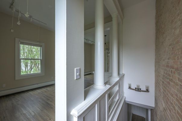 Interior, Stone Walls, Wood Texture Flooring