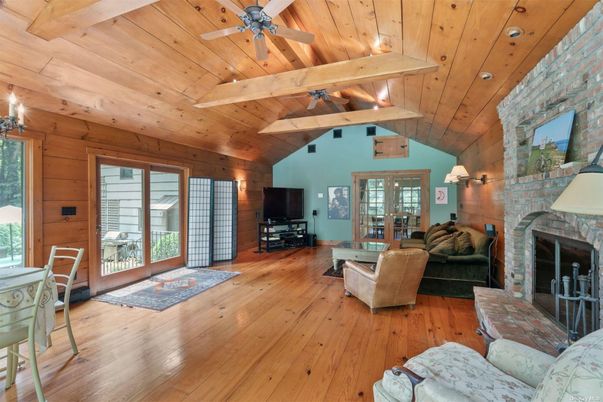 Fireplace, Interior, Living room, Wooden Beams, Wooden Ceilings, Wood Texture Flooring, Wooden Walls