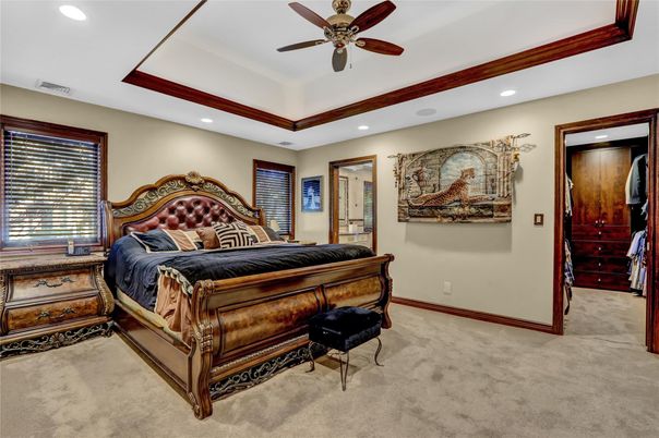 Bedroom, Interior, Recessed Lighting