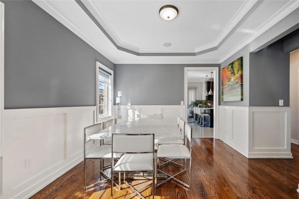 Dining room, Interior, Wood Texture Flooring