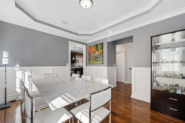 Dining room, Interior, Wood Texture Flooring