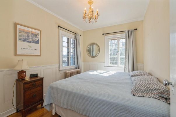 Bedroom, Chandelier, Interior, Wood Texture Flooring