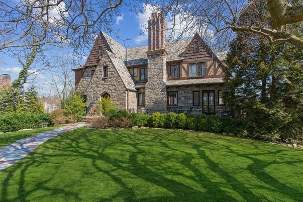 Backyard, Exterior, Facade, Brick Facade, Tudor Revival
