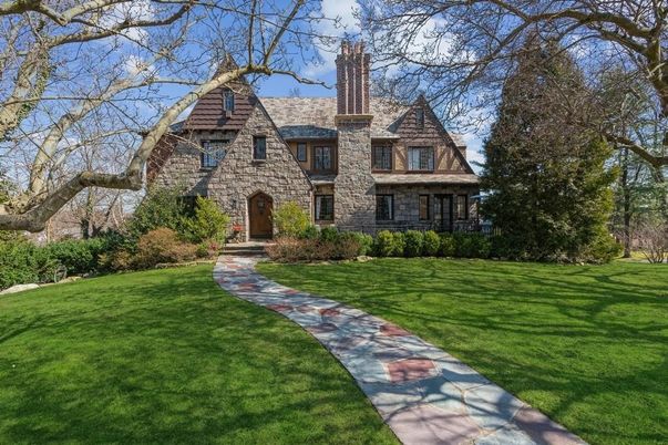 Backyard, Exterior, Facade, Tudor Revival