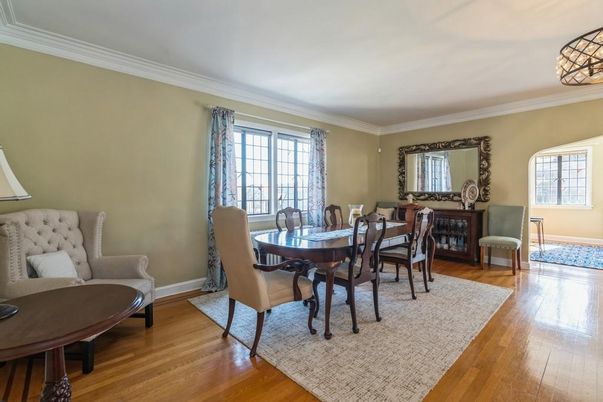 Dining room, Interior, Wood Texture Flooring