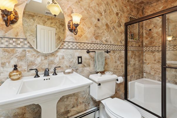 Bathroom, Glass Shower, Interior