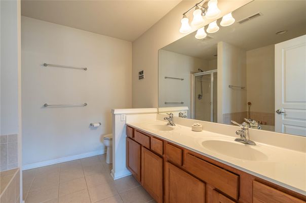 Bathroom, Dual Sink Vanities, Glass Shower, Interior