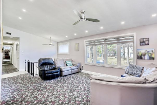 Interior, Living room, Recessed Lighting