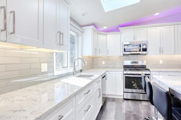 Interior, Kitchen, Recessed Lighting, Stainless Steel Appliances