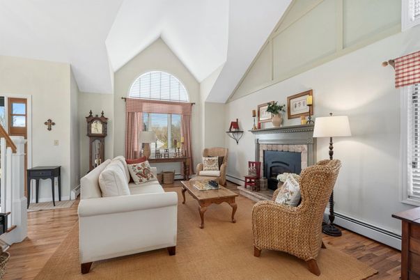 Fireplace, Interior, Living room, Wood Texture Flooring