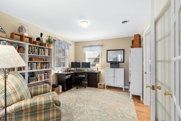 Home Office, Interior, Wood Texture Flooring