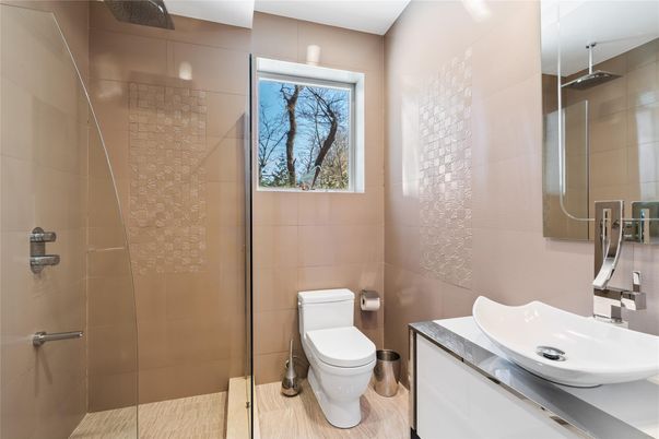 Bathroom, Glass Shower, Interior