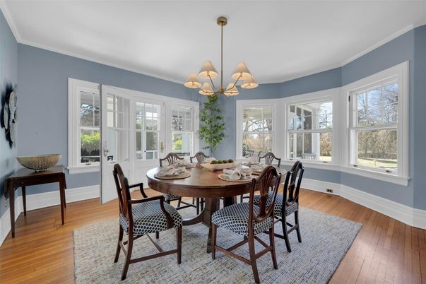 Chandelier, Dining room, Interior, Pendant Lights, Wood Texture Flooring